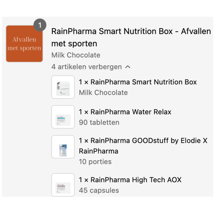 RainPharma Smart Nutrition Box - Afvallen met sporten