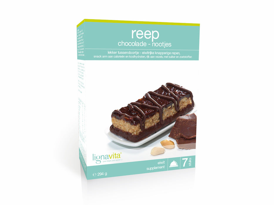 Lignavita Reep Chocolade Nootjes