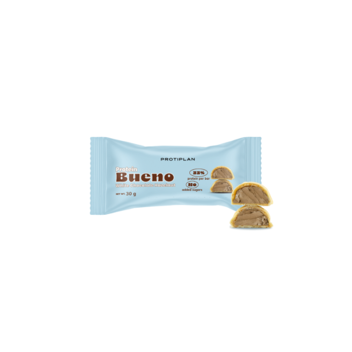 Protiplan Proteïne Bueno Witte Chocolade Hazelnoot | Suikerarm