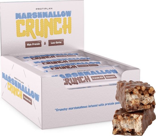 Protiplan Proteïne Reep Marshmallow Chocolade | Suikerarm