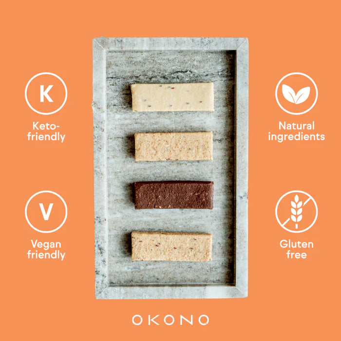 OKONO Crunchy Peanut Energy Bar - 12 st.