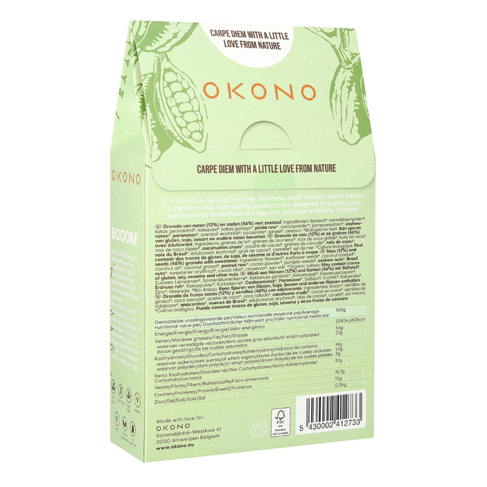 OKONO BIO Nuts & Seeds Granola Cocoa
