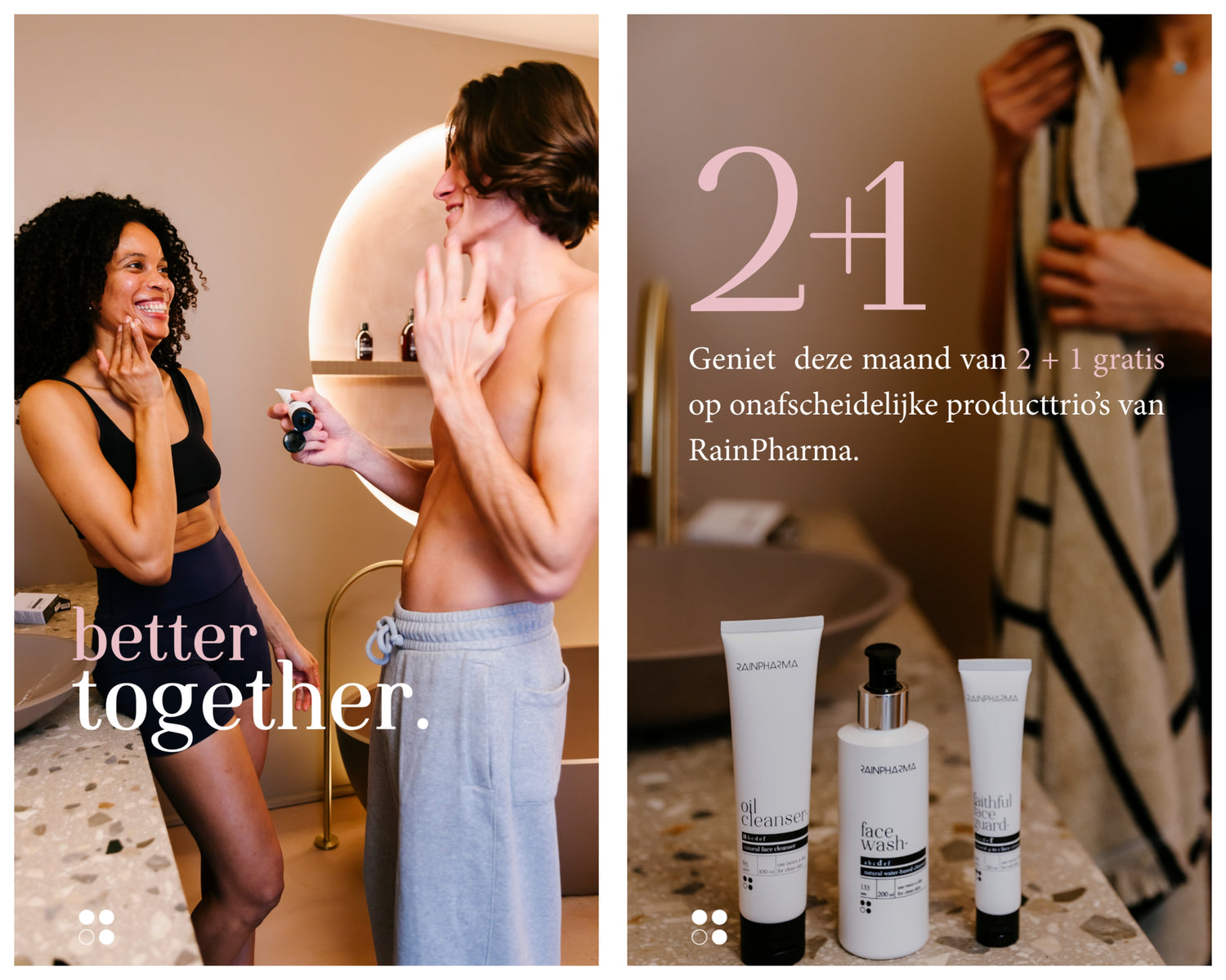 Onafscheidelijke trio's.