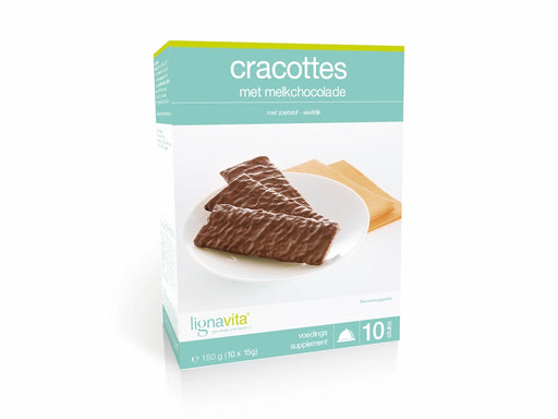 Lignavita Cracottes met melkchocoladelaagje