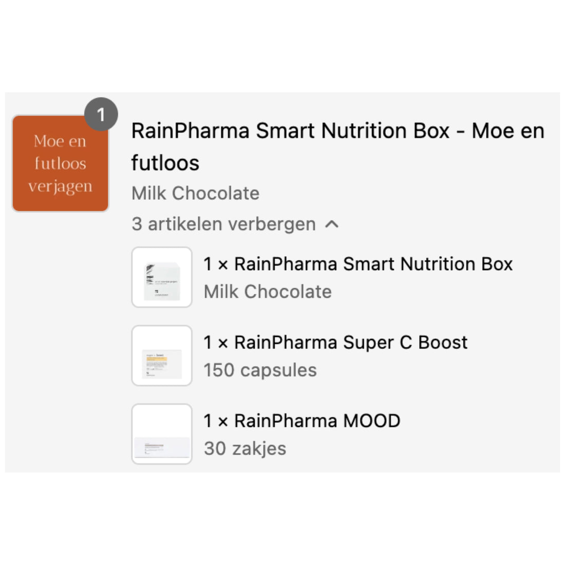 RainPharma Smart Nutrition Box - Moe en futloos