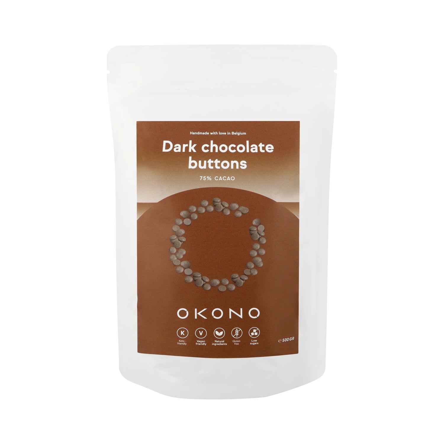OKONO Donkere Chocolade Buttons