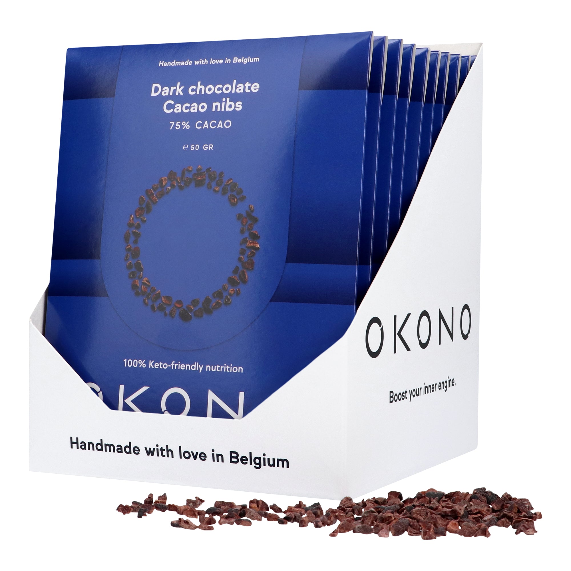 OKONO Dark Chocolate Cacao Nibs 4
