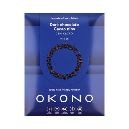 OKONO Dark Chocolate Cacao Nibs 5