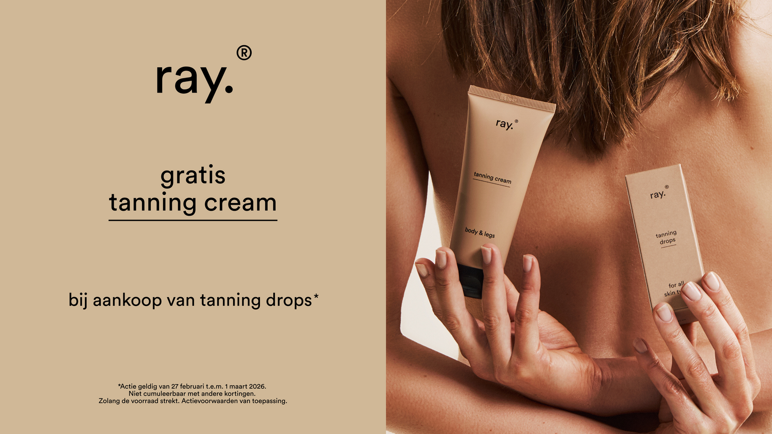 Zelfbruinende Druppels + Gratis Zelfbruinende Crème