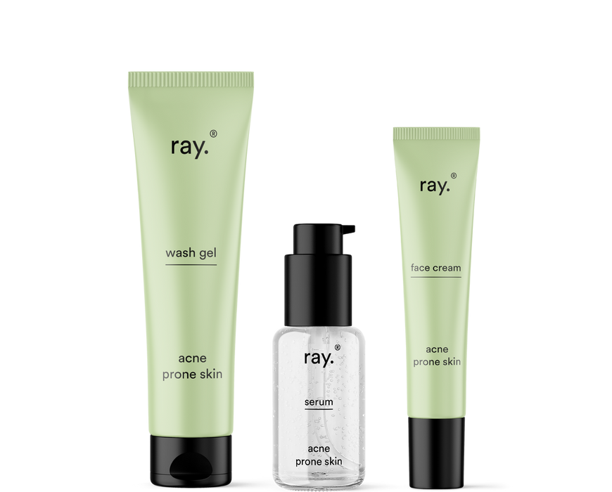 Ray Acnegevoelige Huid Routine