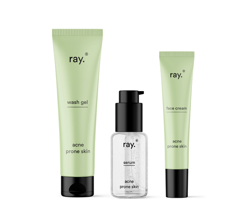 Ray Acnegevoelige Huid Routine