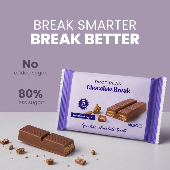 Protiplan Chocolate Break | 80% Minder Suiker