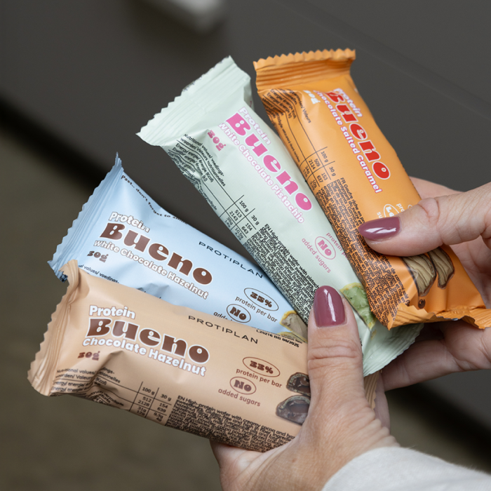 Protiplan Proteïne Bueno Chocolade Hazelnoot | Suikerarm