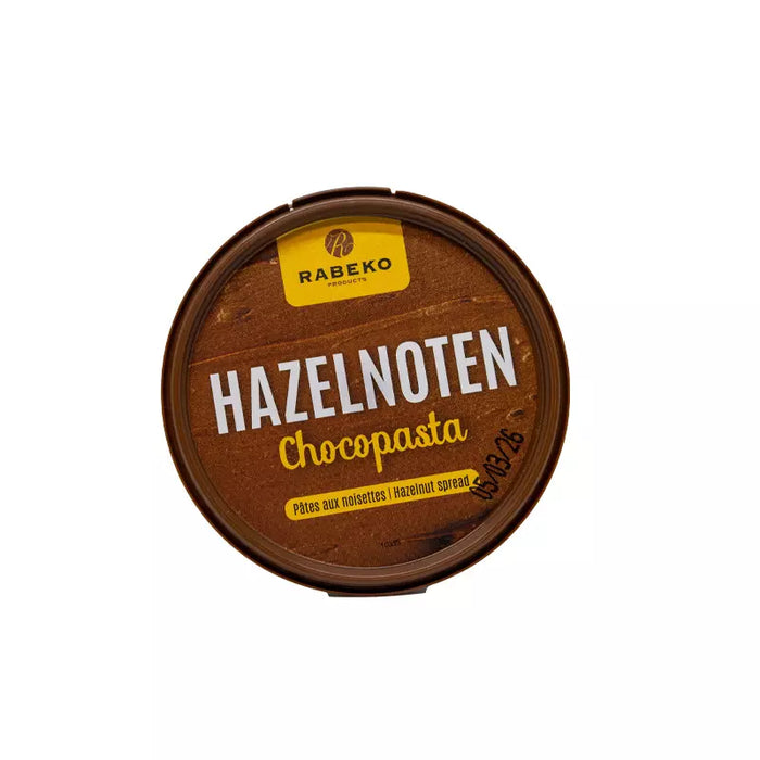 Hazelnoten chocopasta