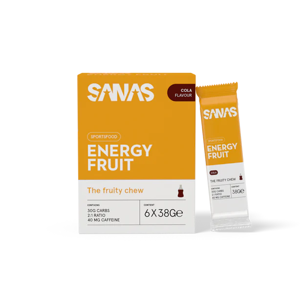 Sanas Energy fruit orange & cola/cafeïne (NIEUW)