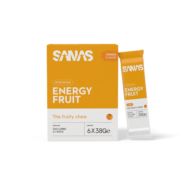 Sanas Energy fruit orange & cola/cafeïne (NIEUW)