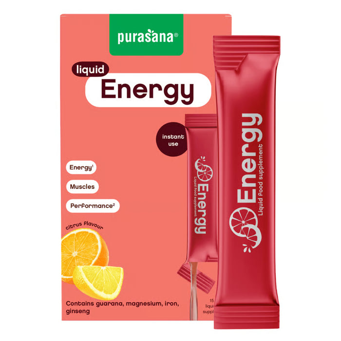 Purasana Energy Liquid 15 x 10 ml (150 ml)