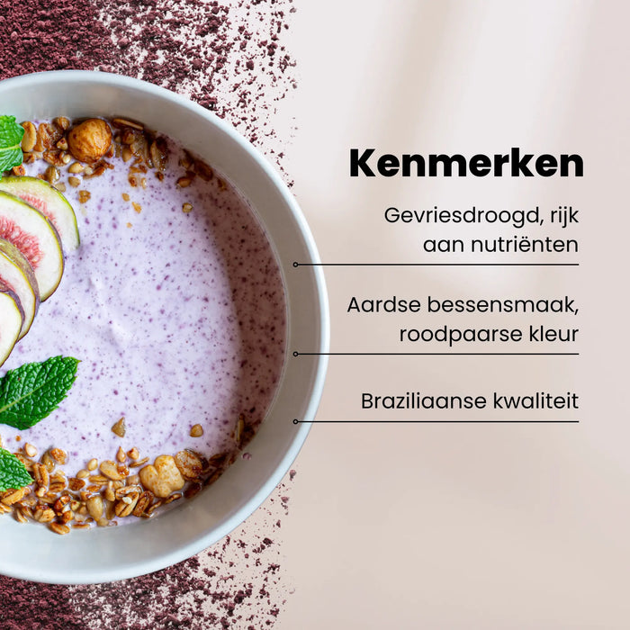 Purasana Açai Bessen Poeder 100 gram