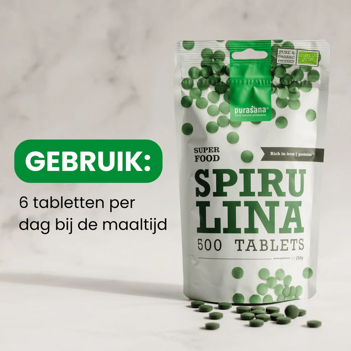 Purasana Spirulina 500 Tabletten (84 dagen)