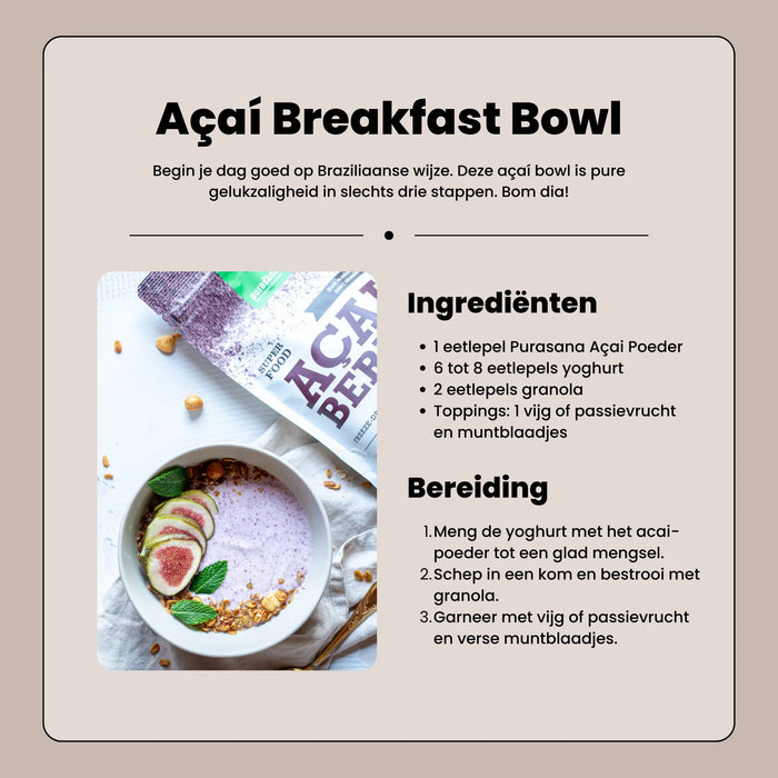 Purasana Açai Bessen Poeder 100 gram