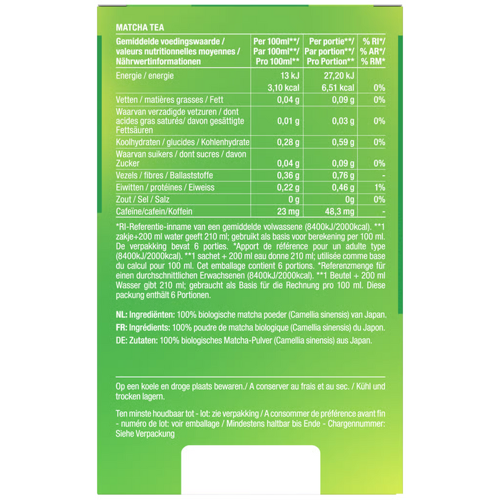 Purasana Instant Matcha Groene Thee