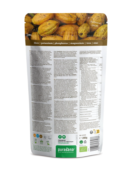 Purasana Cacao Poeder 200 gram
