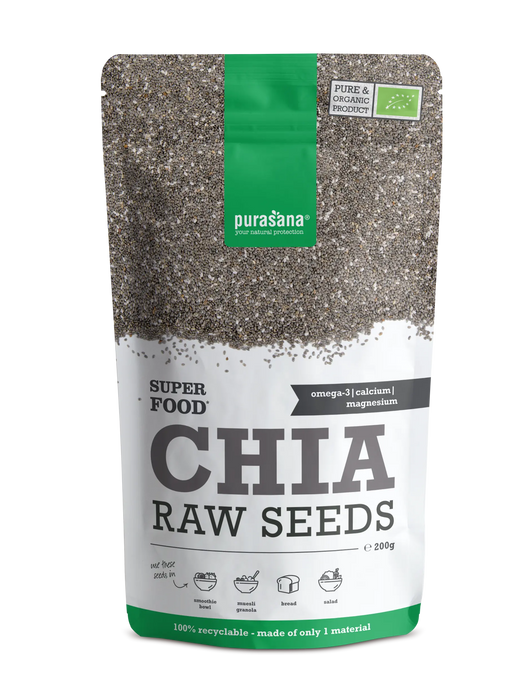 Purasana Chia Zaden 200 gram