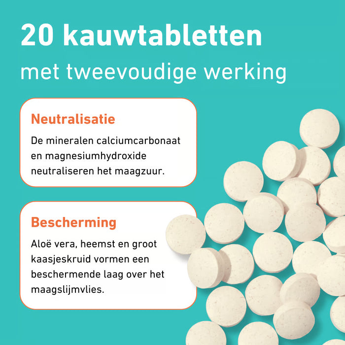 Purasana Pura-Acid Pro Kauwtabletten 20 kauwtabletten (20 dagen)