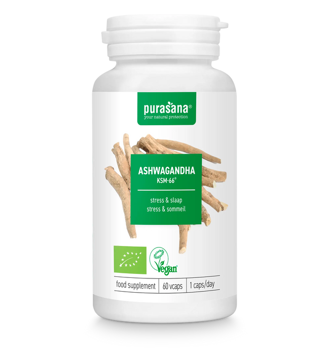 Purasana Ashwagandha Capsules 60 capsules (20 dagen)