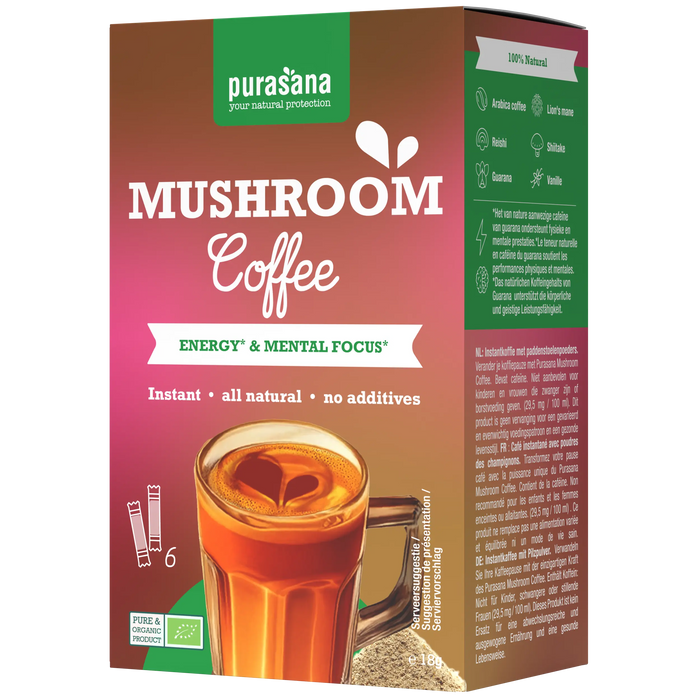 Purasana Instant Mushroom Koffie