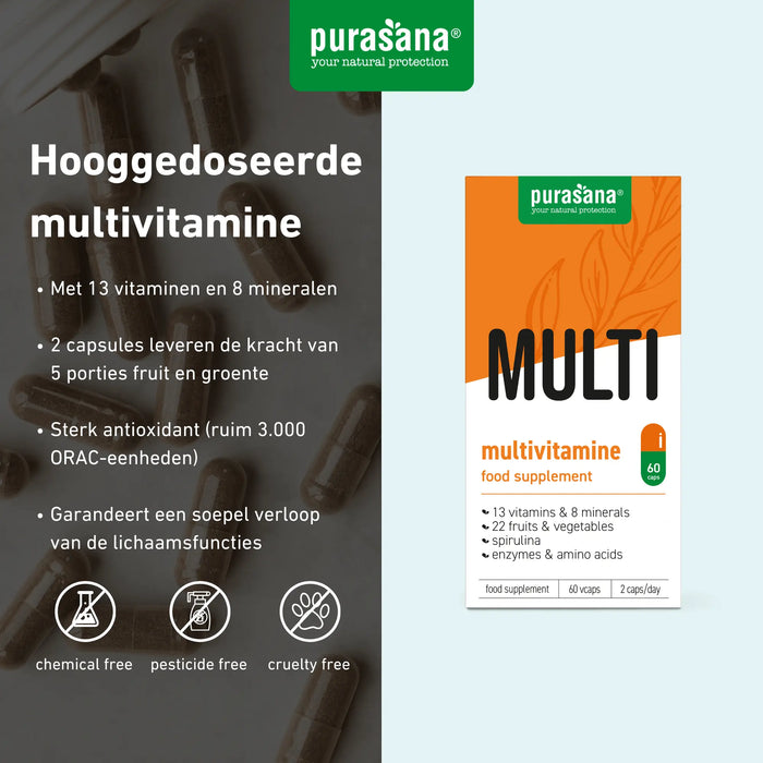 Purasana Multivitamine Capsules 60 capsules