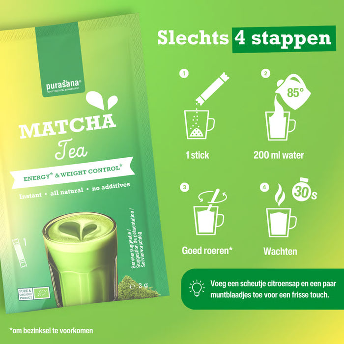 Purasana Instant Matcha Groene Thee
