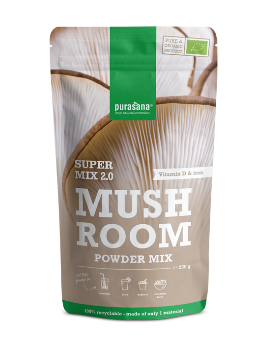 Purasana Mushroom Mix Poeder 250 gram