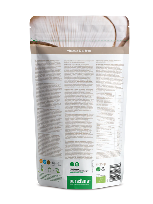 Purasana Mushroom Mix Poeder 250 gram