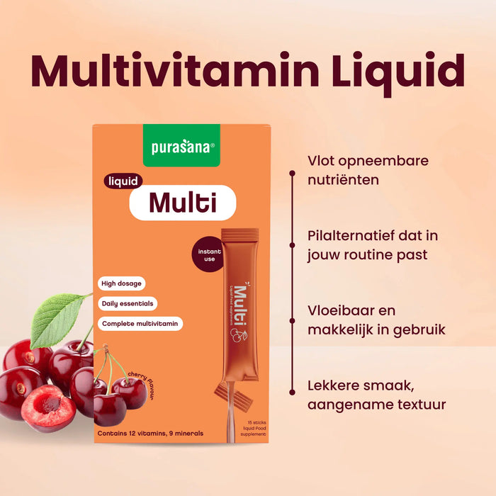 Purasana Multivitamin Liquid 15 x 10 ml (150 ml)