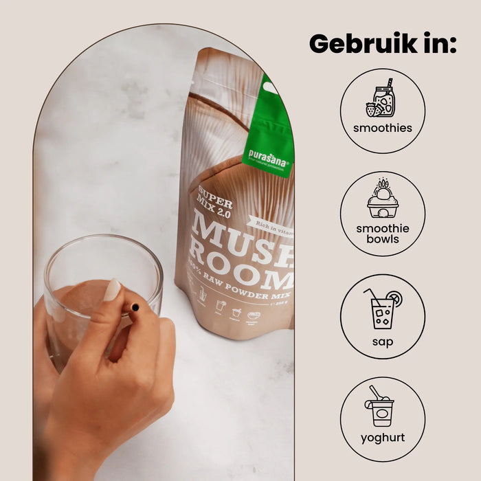 Purasana Mushroom Mix Poeder 250 gram