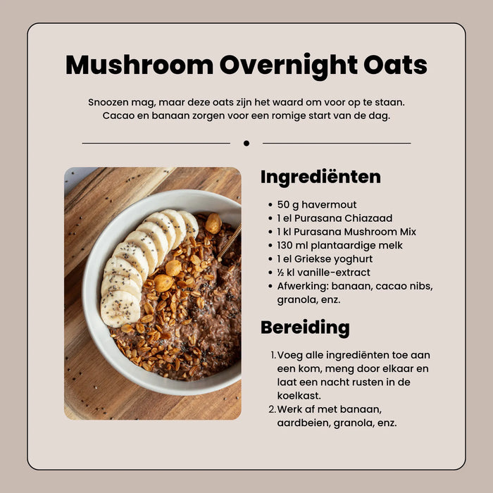 Purasana Mushroom Mix Poeder 250 gram