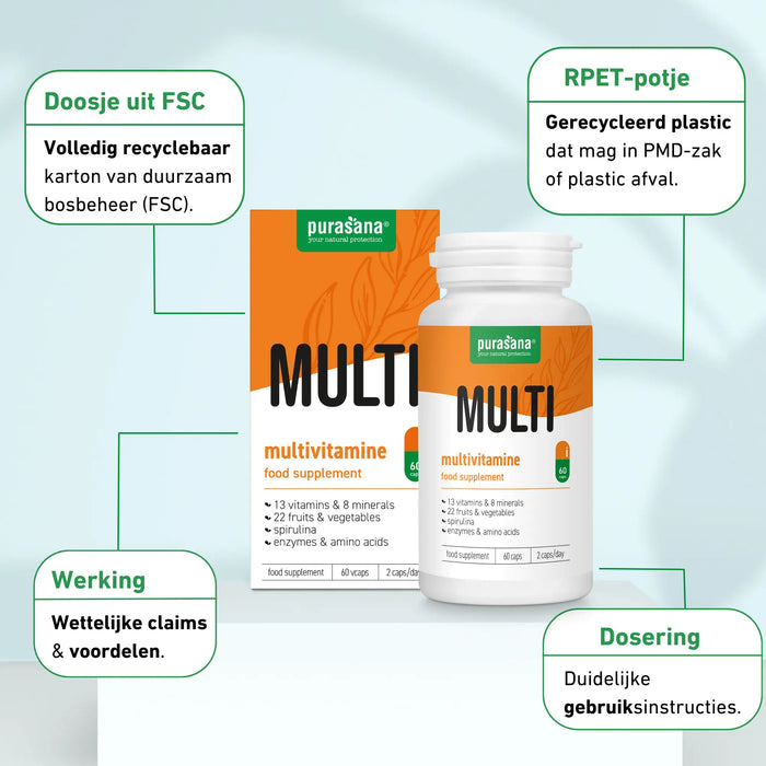 Purasana Multivitamine Capsules 60 capsules