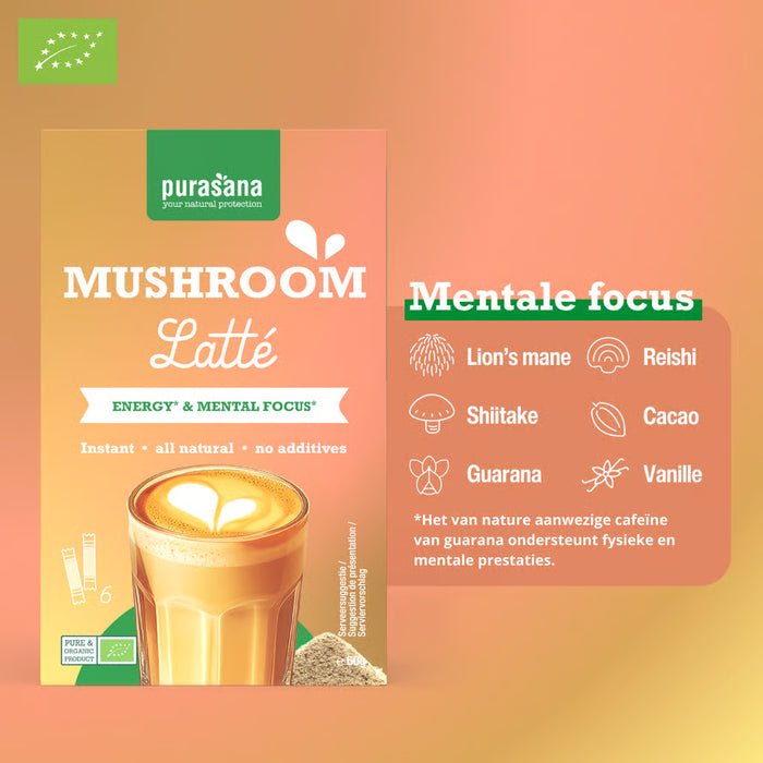 Purasana Instant Mushroom Latte