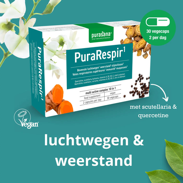Purasana PuraRespir 30 capsules (15 dagen)