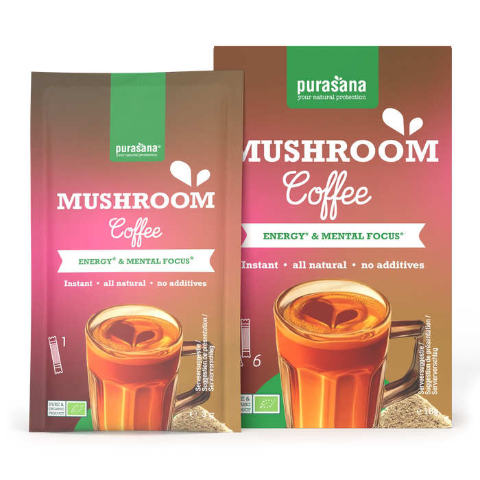 Purasana Instant Mushroom Koffie