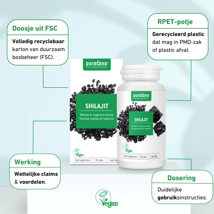 Purasana Shilajit Capsules 30 capsules (30 dagen)