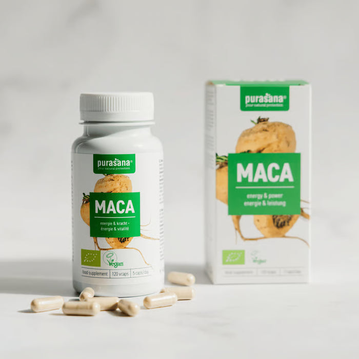Purasana Maca Capsules 120 capsules (24 dagen)