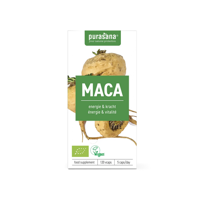 Purasana Maca Capsules 120 capsules (24 dagen)