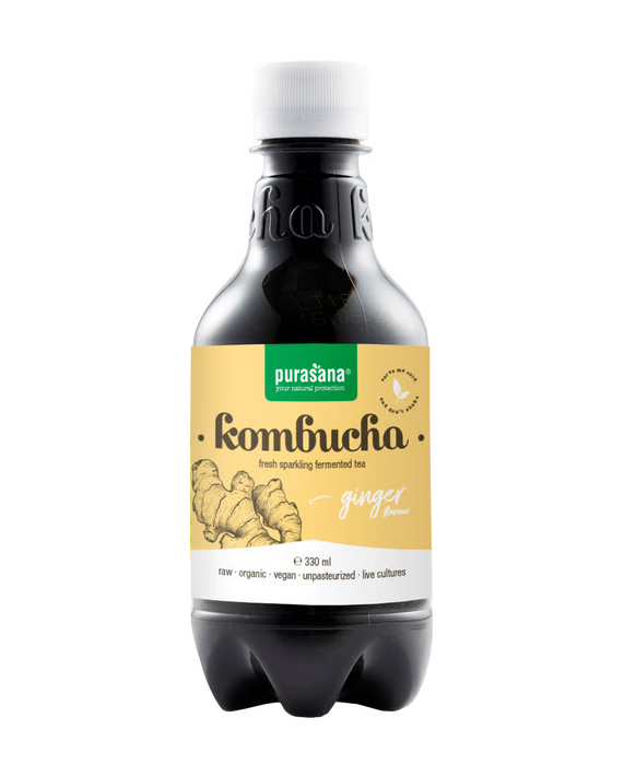 Purasana Kombucha Gember 330 ml bio