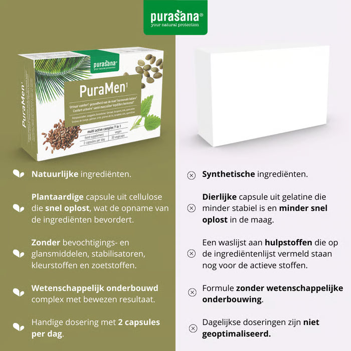 Purasana PuraMen 30 capsules (30 dagen)