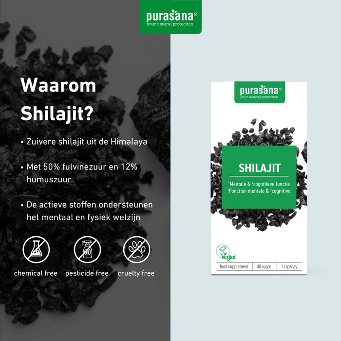Purasana Shilajit Capsules 30 capsules (30 dagen)