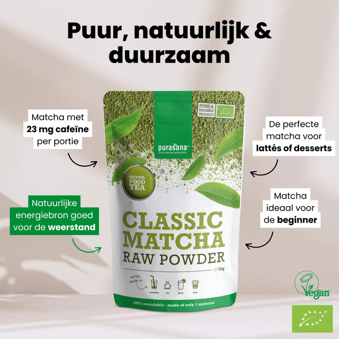 Purasana Matcha Classic Poeder 75 gram