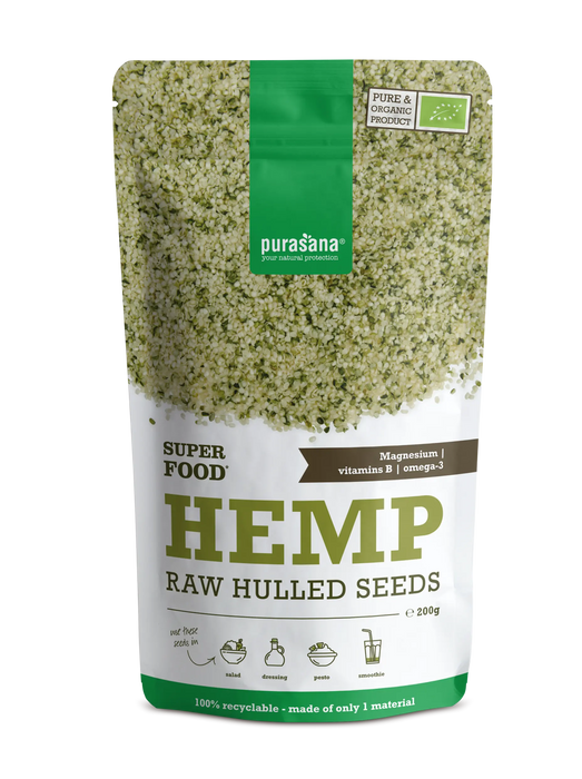 Purasana Gepeld Hennepzaad 200 gram