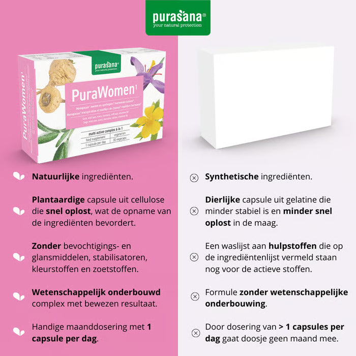 Purasana PuraWomen 30 capsules (30 dagen)